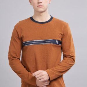 RFS005||MUSTARD|| Full Sleeve Round Neck T-Shirt