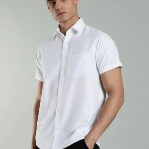 LS 001 ||White|| Half Sleeve Shirt