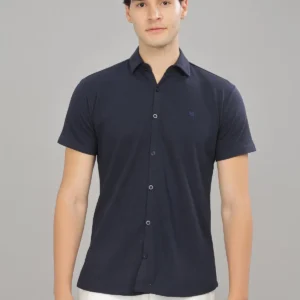 PR3 Shirts 004– Navy || Half Sleeve Shirt
