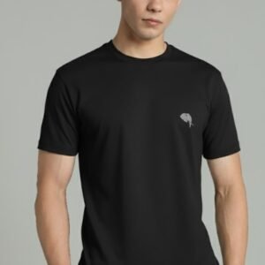 RHSO1A|| BLACK|| Round Neck Half Sleeve