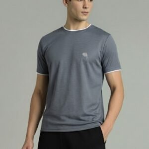 RHSO1A||CHARCOAL GREY|| Round Neck Half Sleeve