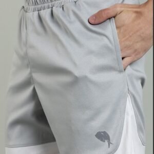 SH 003 ||LITE GREY WHITE|| Shorts